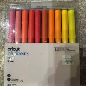 Cricut Infusible Ink Pen Set - Pink, Red, Orange, Yellow